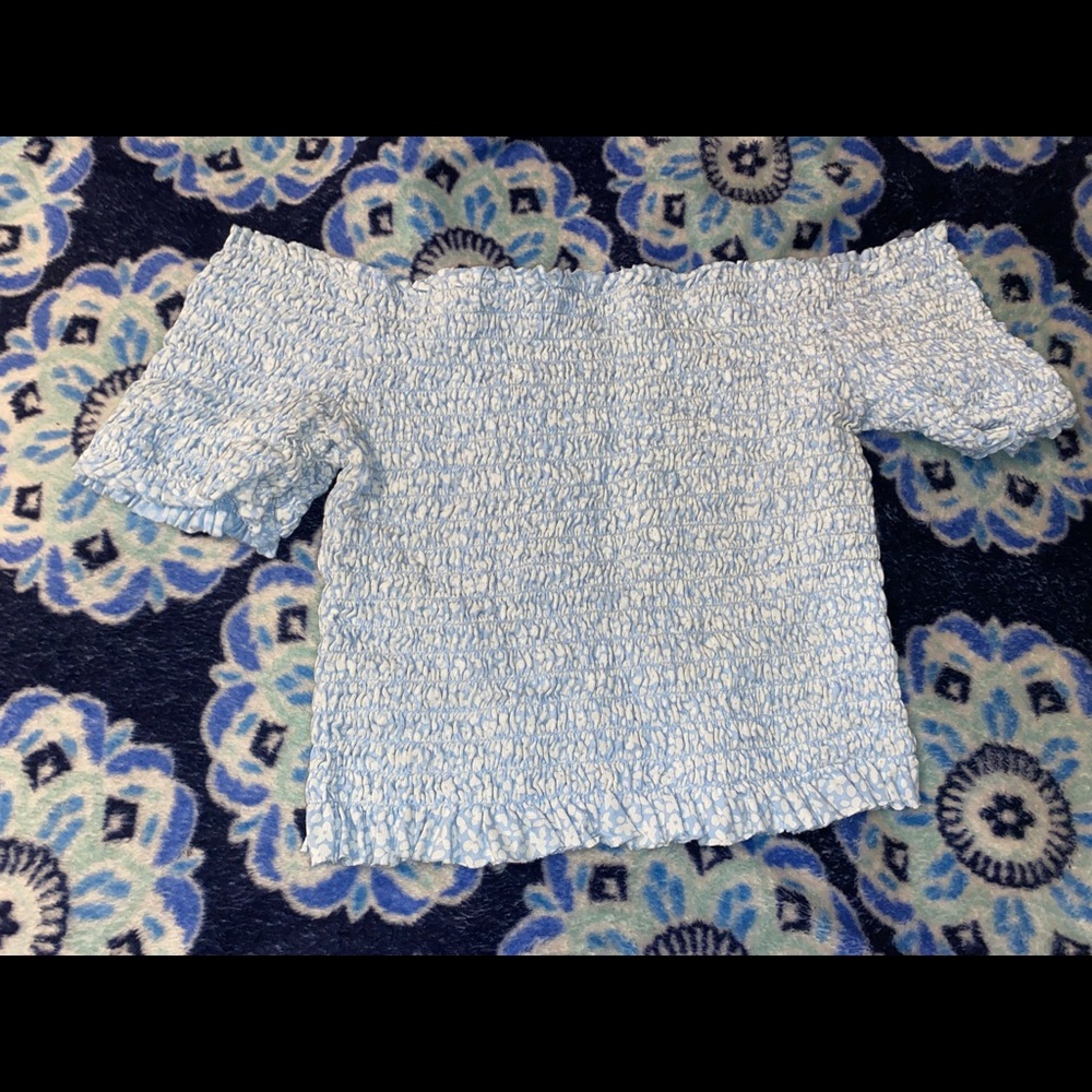 Wild fable ruched top